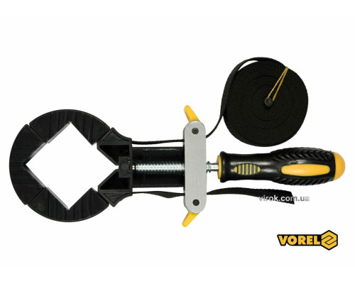 Струбцина ремінна VOREL : L = 4 м, довжина затиску 320 мм [20]