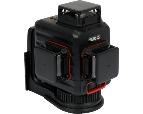 Нівелір лазерний самонівелюючий YATO : 12 променів, точність- ±3 мм/ 10 м, верт./гориз. промені [12]