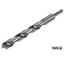 Сверло по дереву YATO: Ø13 x 100/60 мм, хвостовик-HEX 1/4", HSS 4241(DW)