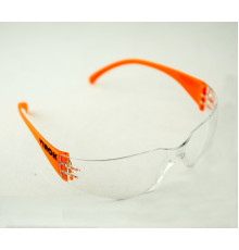Окуляри захисні VIROK полікар+пласт,прозорі ,покриття від запотівання та подряпин,відкриті (60)