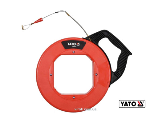 Пристрій для протягування кабелів на бобіні YATO : l= 30 м, Ø= 4 мм [10]