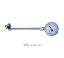 Манометр до коліс вантажних авто YATO : L= 140 мм, P= 0-15 Bar (220 PSI) [25/100]