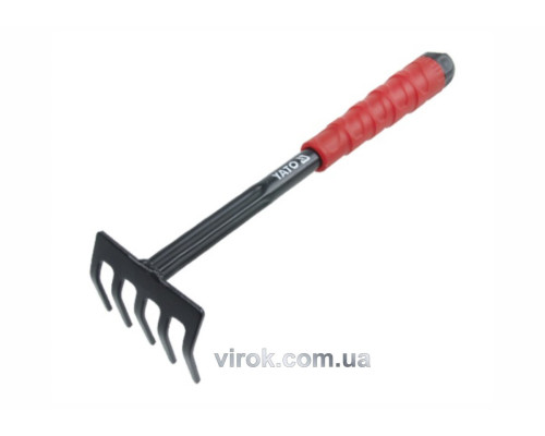 Граблі YATO : Сталеві, гумова ручка [10/60]