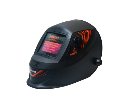 Маска зварювальника VIROK з автозатемнювальним світлофільтром,110 х 90 мм(93x50 мм)