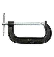 Струбцина з гвинтовим затиском "G" подібна VOREL; l= 125 мм [20]
