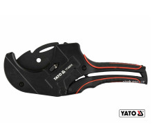 Труборез для ПВХ труб YATO: max Ø75 мм, алюминиевый корпус, ручка- ABS + TPR [10/30/360]