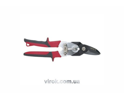 Ножницы по металлу YATO "профи": L=260 мм, левые [6/36]