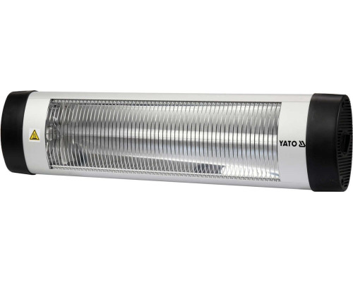 Обігрівач інфрачервоний кварцовий YATO, ел.-мереж- 230 В, 2000 Вт, діапазон- 12-18м² [1]