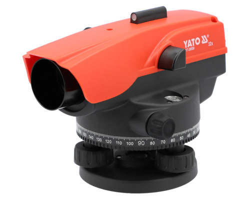 Нівелір оптичний авто-налашт YATO об'єктив Ø= 38мм, кратніс- 32Х, радіус дії- 1-55м, точніс- 1мм/30м
