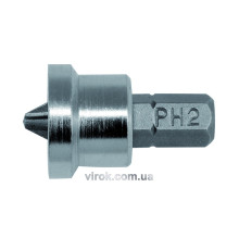 Насадка викруткова для гіпсокартону YATO : "Phillips" PH2 х 25 мм. HEX 1/4". 20 (Уп/Шт.) [20/20/40]