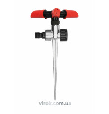 Зрошувач обертовий 3-сторонній YATO на кілку, до шлангу 1/2", межа дії- 12 м, ABS-пластик +цинк [48]