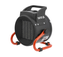 Нагрівач мережевий YATO 230В, 2кВт,обігрів S≤ 20 м² реж- 25/1000/2000 Вт