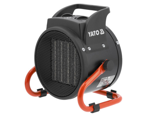 Нагрівач мережевий YATO 230В, 2кВт,обігрів S≤ 20 м² реж- 25/1000/2000 Вт