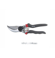 Секатор YATO : Нержавіюча сталь Ø=15 мм, L= 205 мм [12/72]