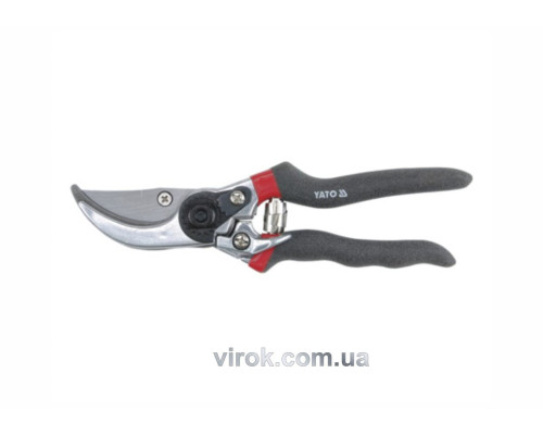 Секатор YATO : Нержавіюча сталь Ø=15 мм, L= 205 мм [12/72]