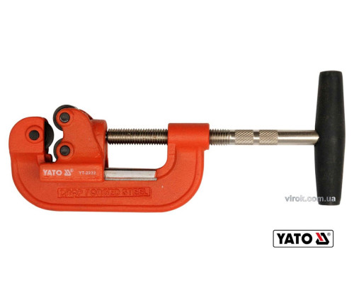 Труборіз YATO : для труб Ø 3/8"-1-5/8", Ø= 10-40 мм, алюміній /мідь /пластик. [20]