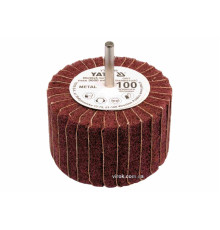 Круг пелюстковий шліфувальний YATO : подовжений Ø=80 мм, К200, шпиндель Ø= 6 мм, H= 50 мм [10/60]