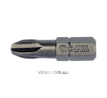 Насадка викруткова YATO : "Philips" PН3 x 25 мм. HEX 1/4". 10 (Уп/Шт.) [25/200]