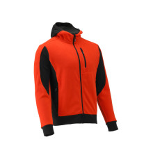 Худой флисовый из полиэстера YATO размер S, красно-черный, 5 карманов [20]