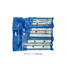 Ключі трубовидні з 2-ма воротками VOREL,6-22 мм, 10 елем. [6/24]