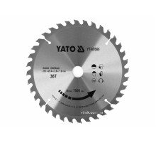 Диск пиляльний победітовий по дереву YATO: 235x25.4x2.8x1.8 мм, 36 зубців R.P.M до 7000 1/хв [10/20]
