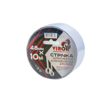 Стрічка армована алюмінієва клейка VIROK  48мм х 10 м. х 150 мкм. [72]