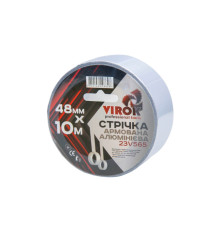Стрічка армована алюмінієва клейка VIROK  48мм х 10 м. х 150 мкм. [72]