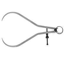 Кронциркуль для внешних измерений YATO: l= 200 мм, с винтовым фиксатором и на пружине [50]