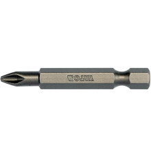 Насадка викруткова з NON SLIP SYSTEM хрестовидним шліцом YATO: PН2 x 50 мм. шпиндель HEX 1/4". 10 шт