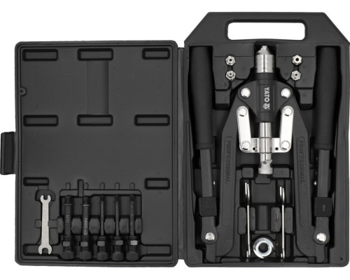 Заклепочник дворучний YATO для нітогайок М4-10 мм і заклепок Ø= 3.2- 6,4мм, L= 300-520 мм [6]
