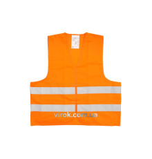 Жилет сигнальний VOREL оранжевий, розм. XXXL [100]