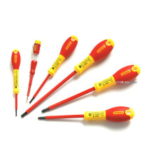 Набір викруток діелектричних STANLEY "FatMax" : індикатор, PZ, SL, корпус VDE до 1000V. [6 Шт.]