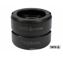 Насадка для пресс-клещей YT-21735 YATO: TH26 мм [50]