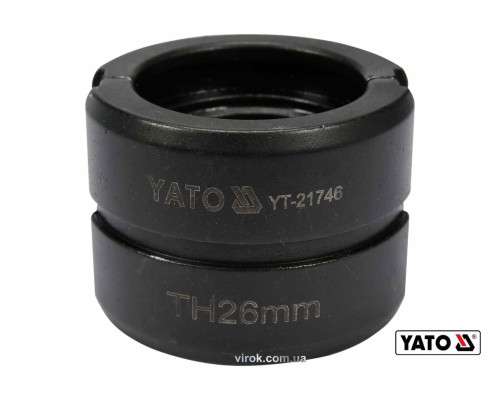 Насадка для прес-кліщів YT-21735 YATO : TH26 мм [50]