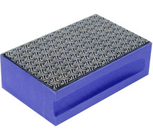 Губка абразивная, алмазная, для шлифовальная к стеклу, граниту, кераму YATO: 90х 60х 30 мм, из гранул G400