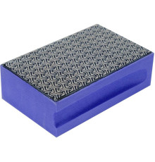 Губка абразивна, алмазна, для шліфувальна до скла, граніту, керам YATO: 90х 60х 30 мм, з гранул G400