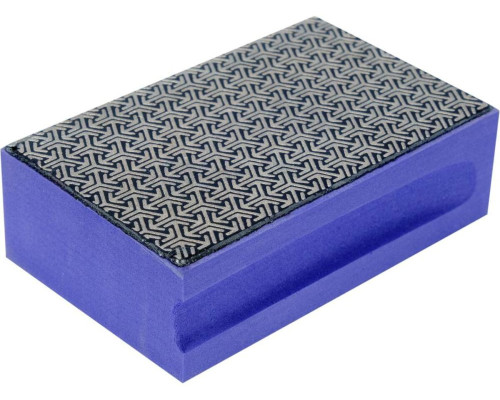 Губка абразивна, алмазна, для шліфувальна до скла, граніту, керам YATO: 90х 60х 30 мм, з гранул G400