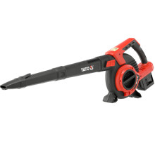 Повітродувка і втяг присадибна акумул YATO:Li-Ion 36V (2х18V)продукт.-308-700 м³/хв(БЕЗ АКУМУЛЯТОРА)