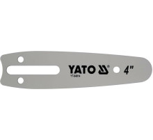 Шина для пили YATO l= 4"/ 10 см (26 ланок) .Т-0,043" (1,1 мм)для ланцюгів YT-828135, YT-828136 [250]