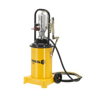 Мастильний апарат пневматичний VOREL: бак-16л, шланг l=4м, макс. P= 40МПа, продукт- 0,85л/хв [1]