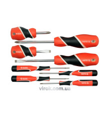 Набір викруток YATO : ( SL(4), PH(4) ). 8 Шт. [6/24]