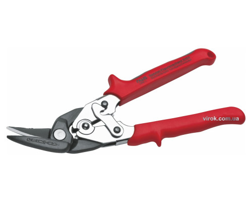 Ножиці для листового металу NWS : ліві, t= 1.0-1.2 мм, леза l= 30 мм, L= 250 мм