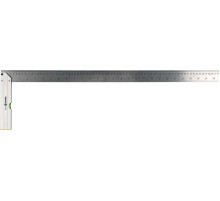 Угольник с уровнем VOREL : L= 700 мм/26.5", метрическая и дюймовая шкала, алюминий + сталь [10/60]