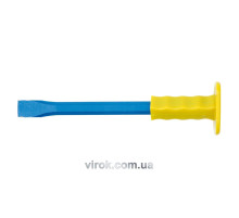 Зубило каменяра VOREL з гумовою ручкою 25х500 мм [5/20]