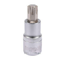 Головка торцева YATO квадрат 1/2 "TORX" Т55, L= 55 мм [40/240]