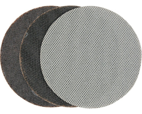 Диск шліфувальний на липучці YATO : Ø= 225 мм. G220, з абразивної сітки для штукатурки, 3 шт [100]