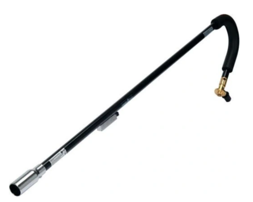 Пальник газовий для бур'яну VOREL з п`єзозапалом, макс. t=1300°C, P=3 кВт, l=85см, сопло Ø=25мм(DW)