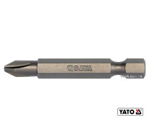 Насадка отверточная YATO: "Philips" PH2 x 50 мм. HEX 1/4". 10 (Уп/Шт.) [20/100]