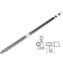 Наконечник для точкової пайки з вклад грілкою YATO заг. l= 149мм, наконеч 7х 3,2х0,5 мм, тип T12-D32
