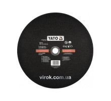 Диск отрезной по металлу YATO: Ø=355 x 25,4 мм, h=3,2 мм к YT-82180 [25]